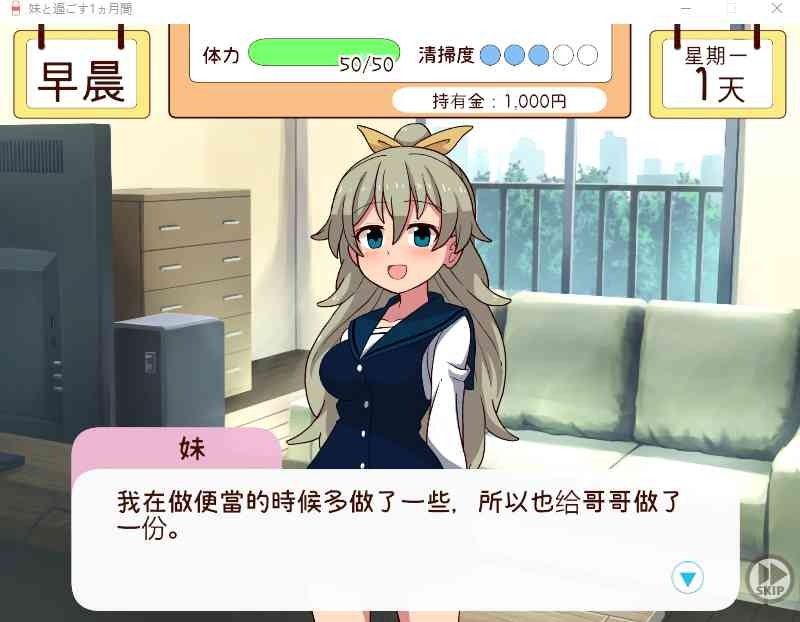 和妹妹一起的一个月 生活模拟 资料图 2